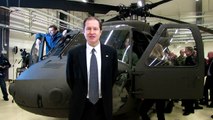 Ambassador Brzezinski on handover of first BLACK HAWK helicopters to the Swedish Armed Forces