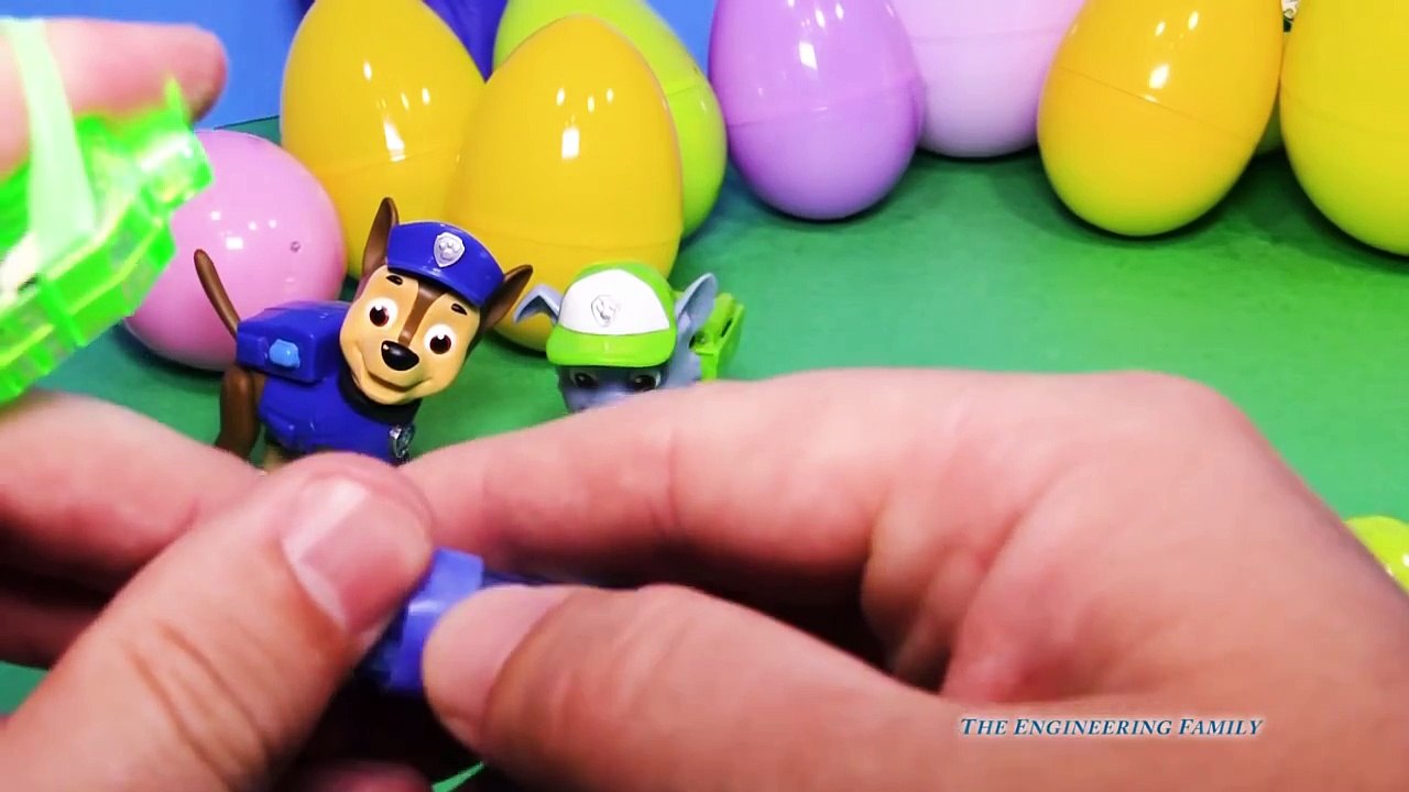 PAW PATROL Nickelodeon Paw Patrol 20 Surprise Eggs a Nick Jr Paw Patrol Surprise Egg Video