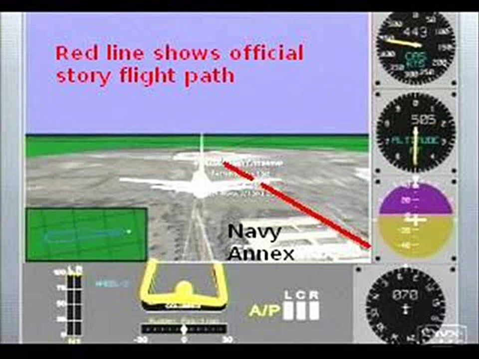 American 77 Flight Path