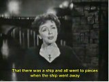Edith Piaf Milord English subtitles