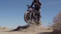 ducati heavy bike in desert