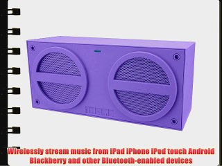 Download Video: iHome iBN24UC Bluetooth Rechargeable Stereo Mini Speaker Purple