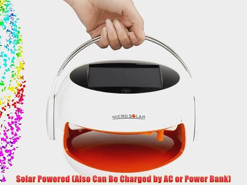 MicroSolar - Portable - Cute Gift - Solar Powered Bluetooth Speaker - Eco Friendly - Waterproof