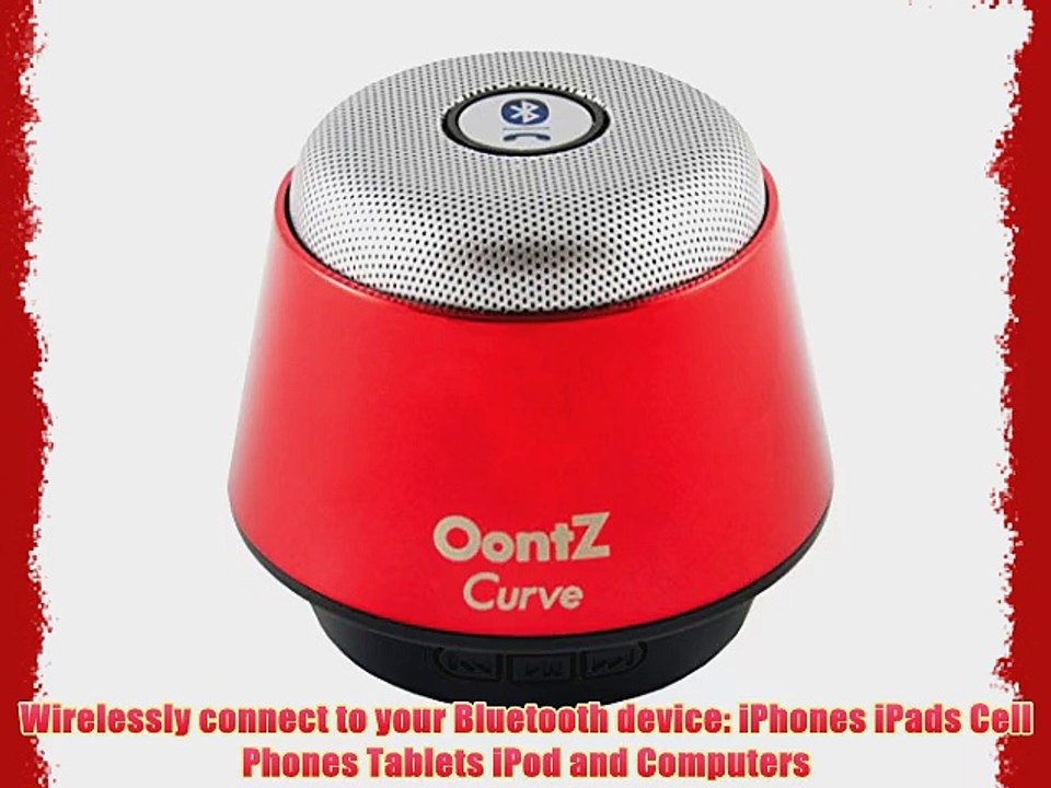 Cambridge SoundWorks OontZ Curve Ultra Portable Wireless Bluetooth Speaker. Powerful 360 degree