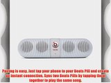 Beats Pill Portable Speaker (White) - Newest Model