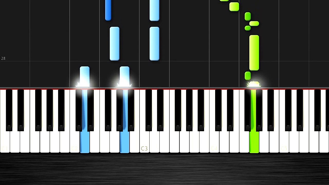 Five Nights at Freddy's 3 Song - Die In A Fire - EASY Piano Tutorial by PlutaX - Synthesia