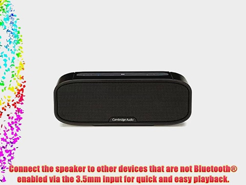 Cambridge Audio G2 Black Wireless Bluetooth Speaker