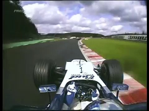 F1 Spa 2004 - Juan Pablo Montoya Ragged Action!