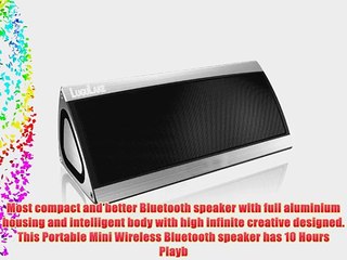 LuguLake Triangle 10Watt Dual Driver Portable Bluetooth Speaker Wireless Stereo Speaker w/