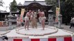 Sumo Wrestlers Make Newborns Wail for Naki Sumo Crying Festival