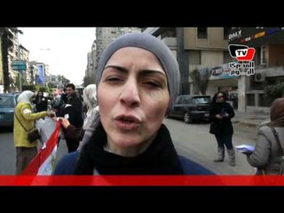 مسيرة بالأعلام من «مصطفى محمود» إلي «التحرير»