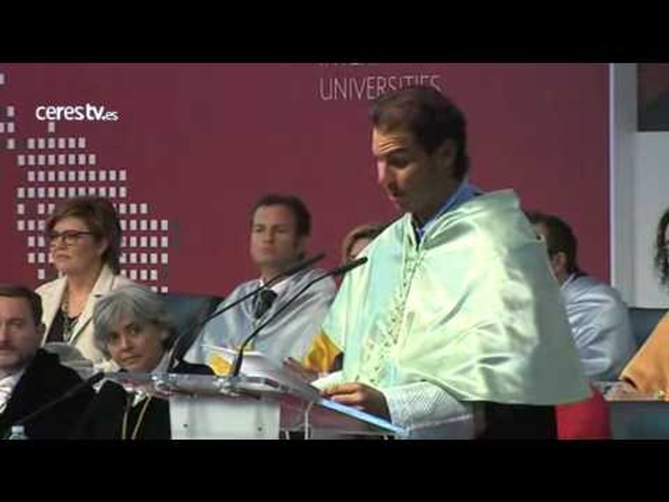Nadal, investido Doctor Honoris Causa por la Universidad Europea de Madrid