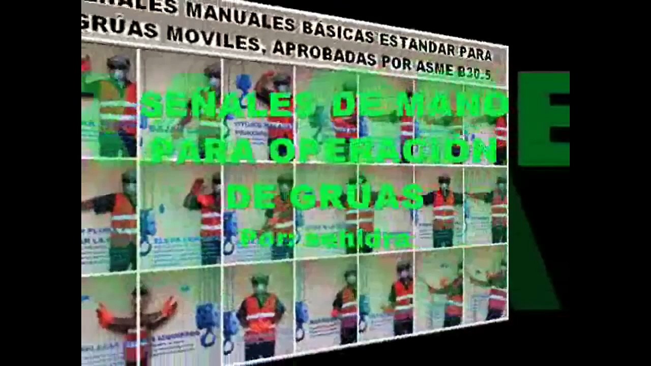 OPERACIÓN SEGURA GRÚA-Señales manuales operació...