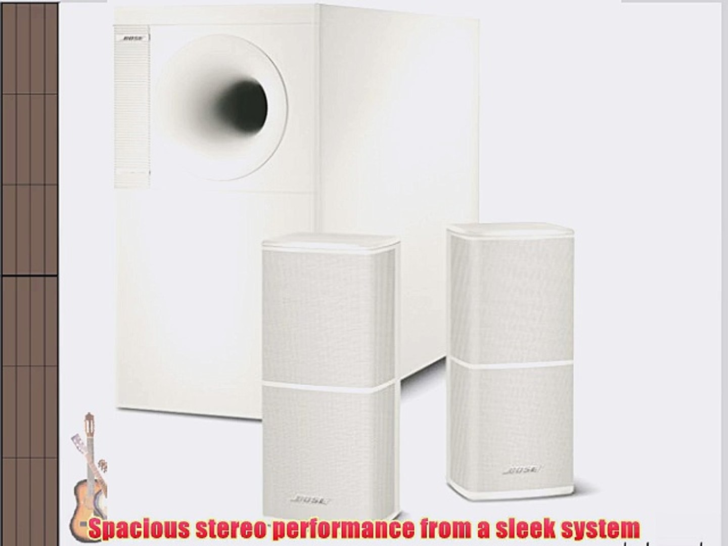 Bose Acoustimass 5 Series V Stereo Speaker System (White) - video  Dailymotion
