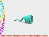 BOOM Swimmer Waterproof Wireless Bluetooth Speaker (Green)