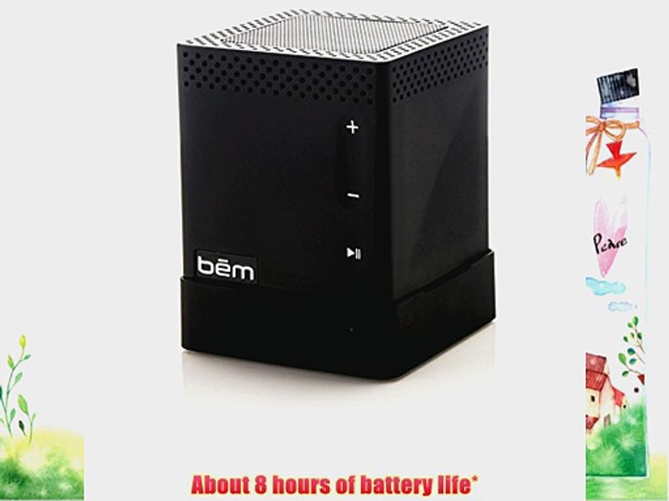 Bem HL2739B Bluetooth Mobile Speaker Mojo for Smartphones - Retail Packaging - Black