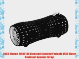 BOSS Marine MRBT140 Bluetooth Enabled Portable IPX4 Water Resistant Speaker (Gray)