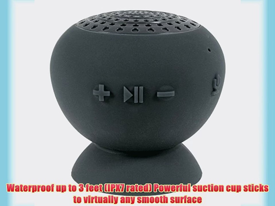 Lyrix Jive Jumbo Waterproof Bluetooth Speaker -  Black