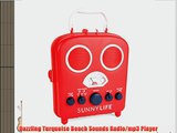 Dazzling Turquoise Beach Sounds Radio/mp3 Player