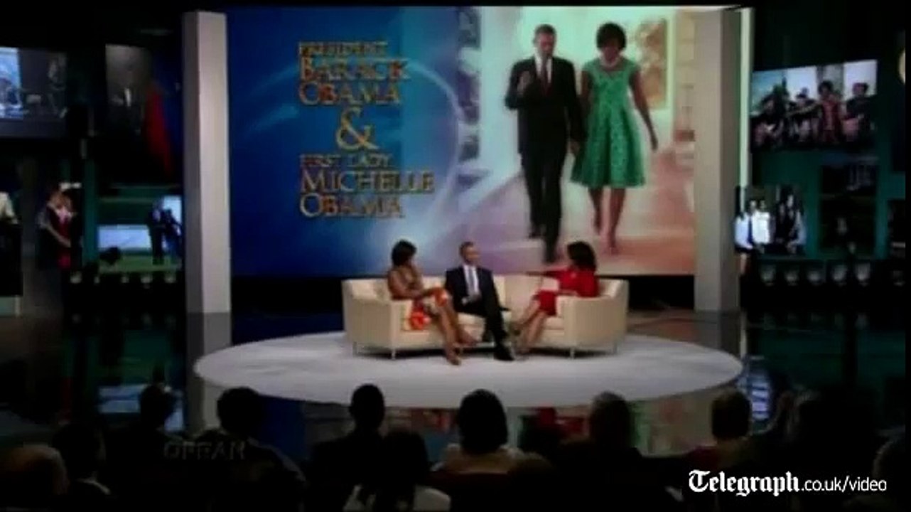 Barack Obama shows birth certificate on Oprah Winfrey Show