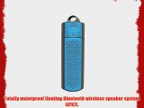 Miccus eXtreme SPX7: Waterproof Floating Bluetooth Wireless Stereo Speaker System (Blue/Gray)