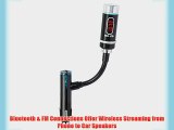 Ivation Universal Wireless Car Bluetooth FM Radio Transmitter Car Kit with USB Adapter - Wirelessly