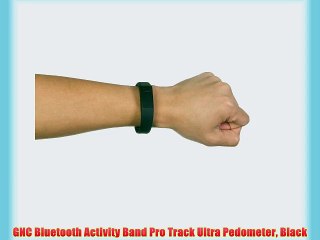 GNC Bluetooth Activity Band Pro Track Ultra Pedometer Black
