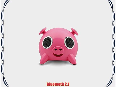 Amethyst Innovations A1-BT7120PK Bluetooth Pig Speaker (Pink)