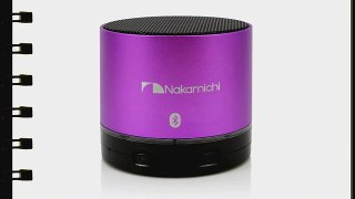Nakamichi BT05S Series Bluetooth Round Speaker - Retail Packaging - Purple