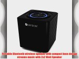 Satechi ST-69BTS Audio Cube Portable Bluetooth Speaker System for iPhone / Android Smartphones