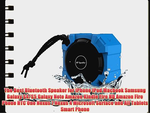 Monstercube Portable Bluetooth Waterproof Speaker for Shower / Outdoor Amazing Powerful