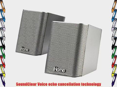 iHome iDM14S Bluetooth Wireless Mobile Speaker