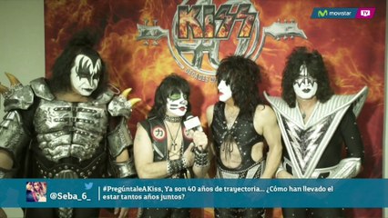 Kiss - Entrevista - Movistar Arena, Santiago, Chile - 2015-04-14