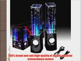 Flylinktech?2014 New Dancing Water Mini Music Speakers USB Powered Colorful LED Fountain for