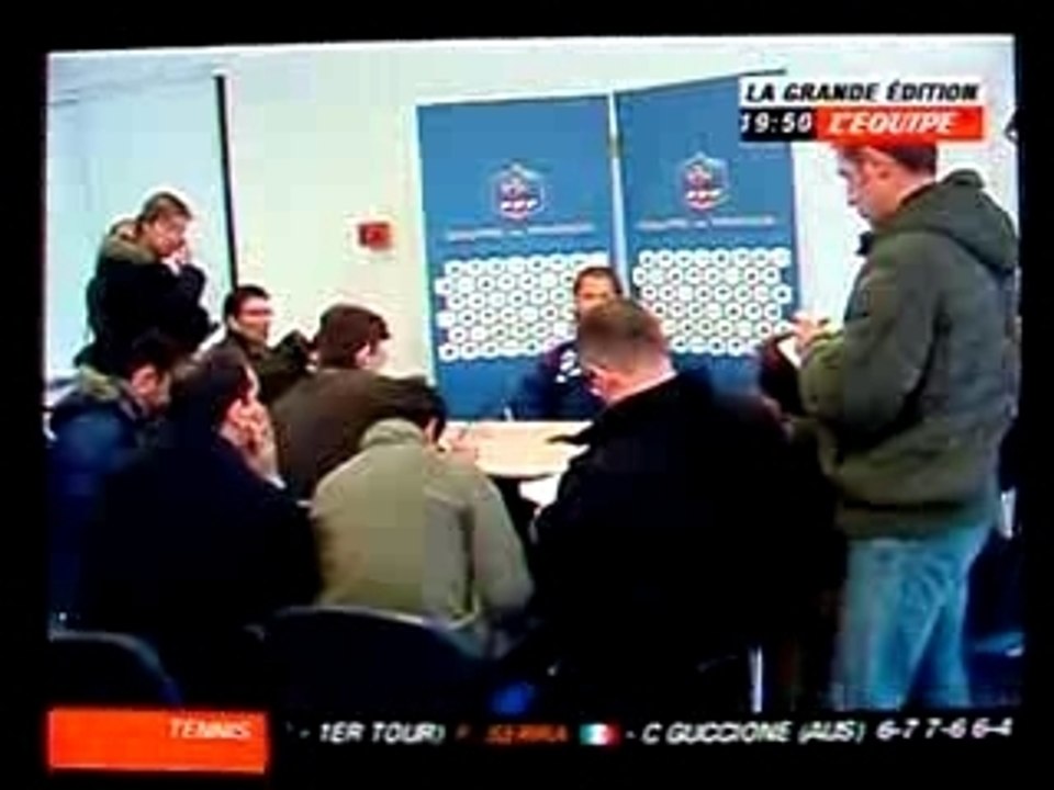 Mexes press conference with Les Bleus