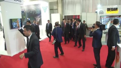 Erdoğan, 12. Uluslararası Savunma Sanayi Fuarı'nı Gezdi (1)