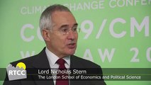 COP19: Lord Nicholas Stern, The London School of Economics and Political Science