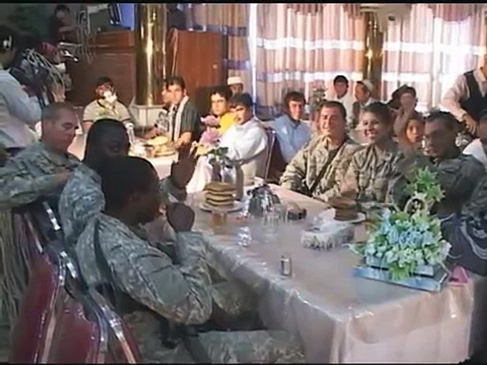 U.S. Servicemembers Attend Afghan Wedding