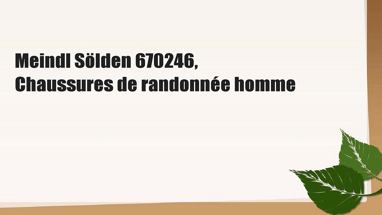 Meindl Sölden 670246, Chaussures de randonnée homme