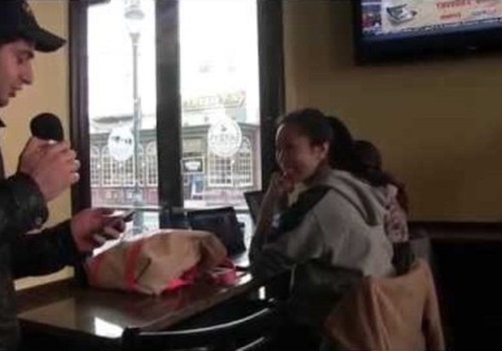 Russian Crooner 'Serenades' College Girl