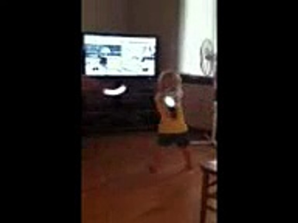 Sassy wacks her big brother in the balls!!