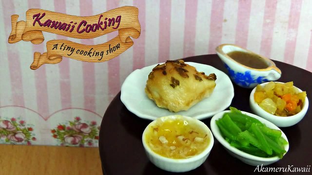 Tiny Thanksgiving Dinner (Edible); Kawaii Cooking - a tiny cooking show