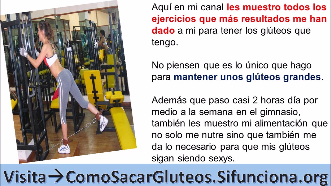 Como aumentar los gluteos naturalmente - Gluteos de Escandalo! -"aumento nalgas sin cirugia"