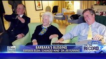 Barbara Bush changes her mind about no more Bushes in the WH