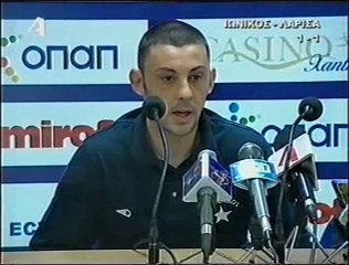 29η Ιωνικός-ΑΕΛ  1-1  2005-06 Alpha Δηλώσεις