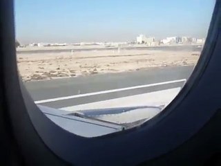 Plane Take Off - Inside View