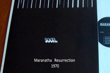 Maranatha "Resurrection" 1971 Christian folk Rock