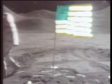 Apollo 15 flag waving