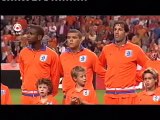 Jim zingt Wilhelmus wedstrijd Nederland-Bulgarije