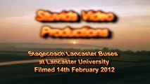 Stagecoach Lancaster Buses at Lancaster University. 14/02/12.